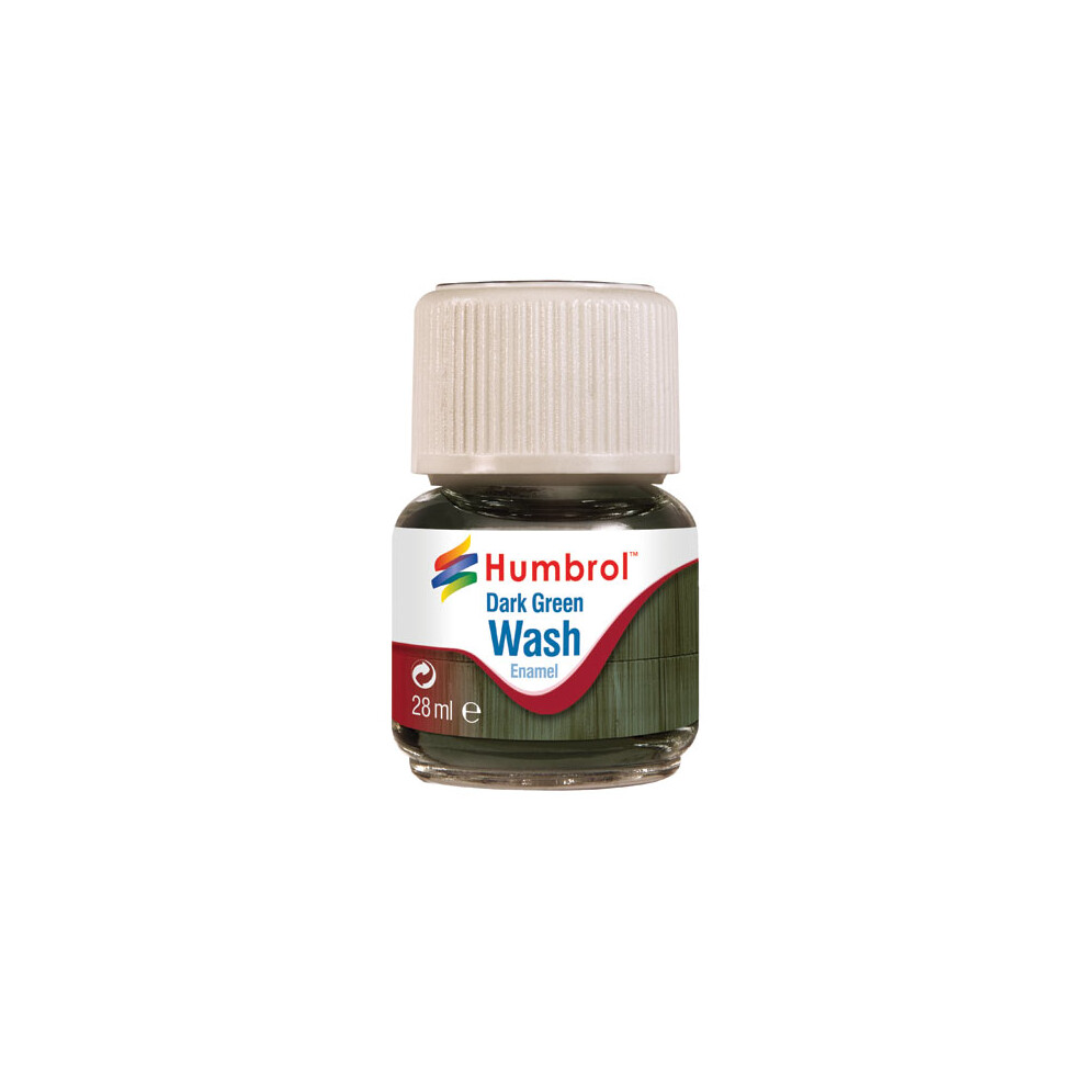 HUMBROL AV0203 Enamel Wash Dark Green 28ml