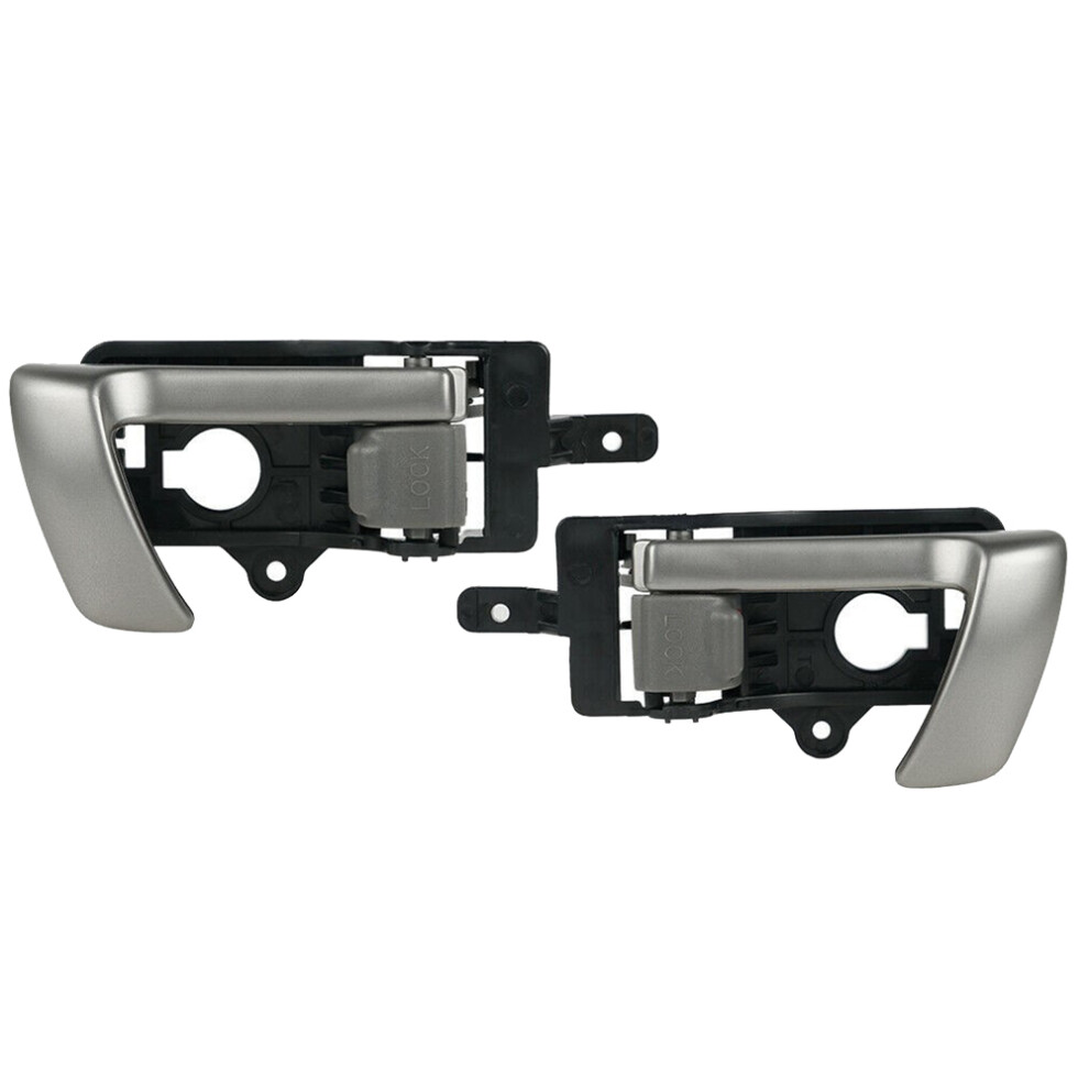 Left +Right Side Interior Inner Door Handle For 2007-2012 With Knob 82610-2B010 82620-2B010 Gray 4863233651151