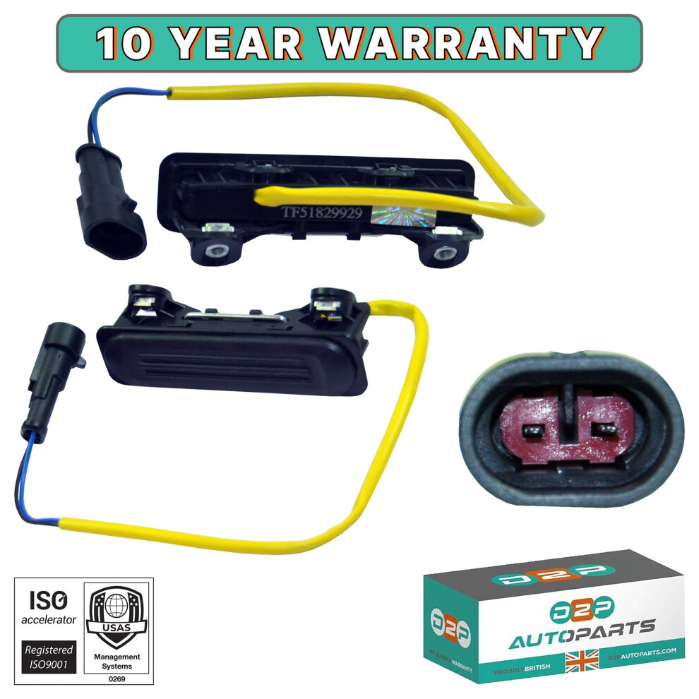 Rear Release Handle Tailgate Boot Lock For Fiat Doblo Mk2 (2010-2019) 51829929 5056167431909