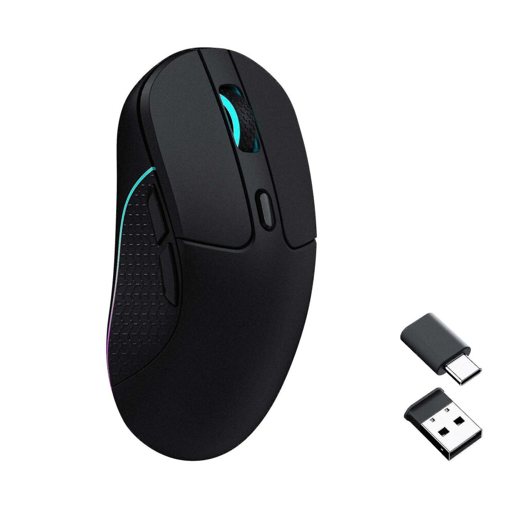 (Zwart) Keychron M3 2.4Ghz Bluetooth Wireless Optical Mouse Type-C Wired Mice 4522139338824