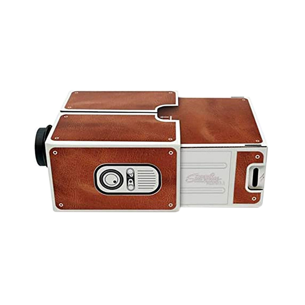 Cinema Projector,Portable Cardboard Smartphone Projector For Family/ Party/ Birthday Etc.home Theater Audio Projector 4863233662652