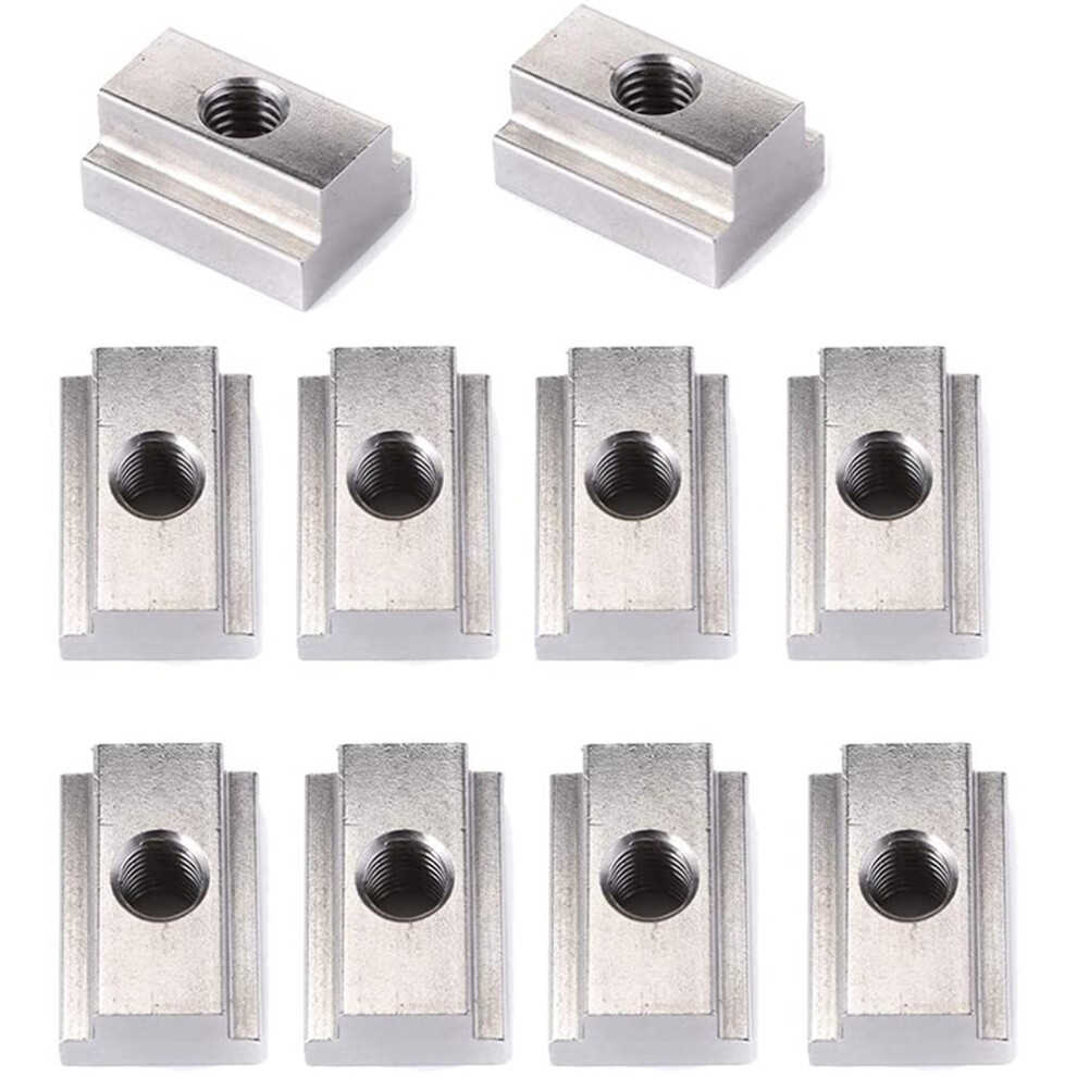T Slot Nuts for Bed Deck Rail, 10 PCS Nuts for - Cleats, Tie Downs and Accessories 3/8Inch-16 Thread-image-OPC-PDQ8GTR-NEW