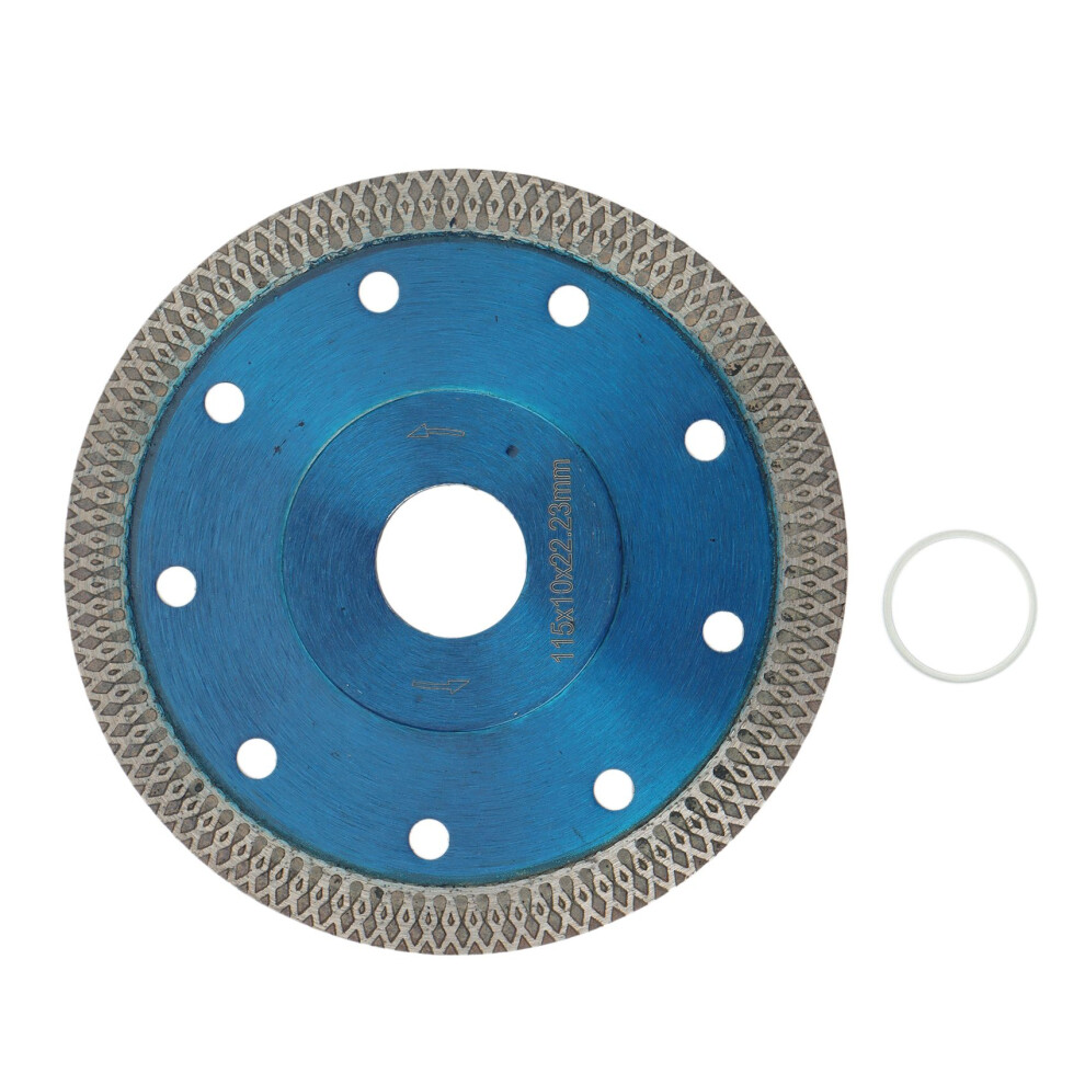 115mm Diamond Dry Cutting Blade Disc Porcelain Ceramic Tile Turbo Thin Grinder Wheel for Marble Machine Blue