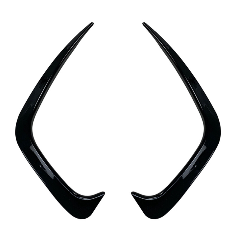 Car Rear Bumper Side Canard Cover Trim Splitter Wing Spoiler For - G20 G28 2019 2020 2021 Bright Black 4863233684364