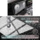 For 2021 10.25-Inch Car Dashboard Display Screen Film Protection Instrument Screen Tempered Glass Film 9