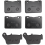 Motorcycle Front and Rear Brake Pads Sets for MaxSym 400I 2011-2021 Max 600I 2014-2017 MaxSym TL500 4