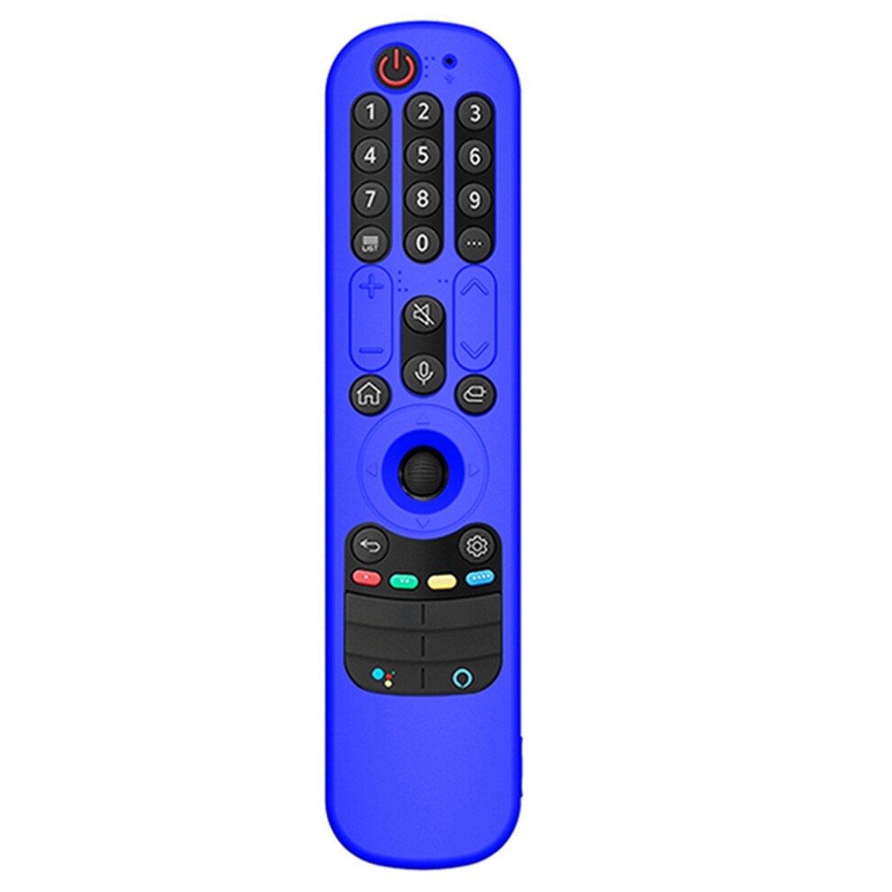 Silicone Case for LG AN-MR21GC MR21N/21GA Remote Control Protective Cover for LG OLED TV Remote AN MR21GA(Blue)