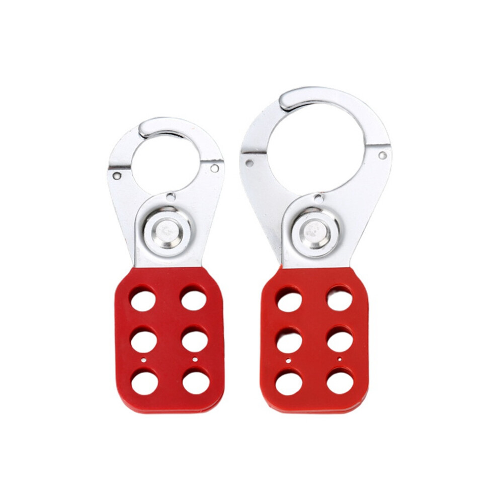 2 PCS Lock Out Tag Out Lock Hasp Safety Padlock Lockout Steel Nylon Hasp Lock For Industry Equipment