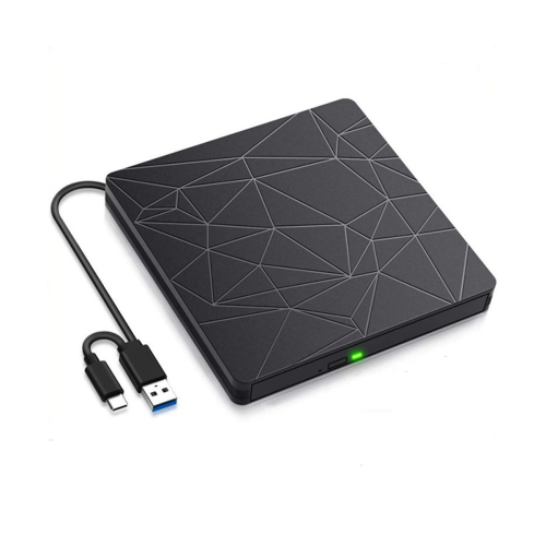 External DVD CD Drive External CD-ROM Burner DVD CD-ROM Dual Interface Type-C USB CD Burner Drive-Free Read-Write Burner 2