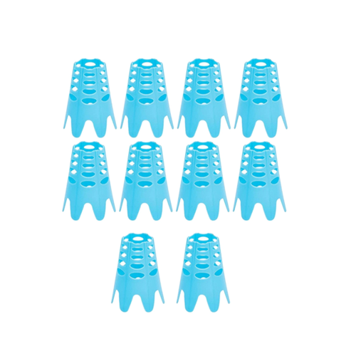 10Pcs Golf Mat Tees,Golf Simulator Tees,Practice for Driving Range,Home for Golf Training,Blue L 1