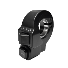 2-in-1 Horn & Turn Signal Switch for E-Bikes & Motorcycles – Compact Bar-Mount Button