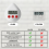 Digital Bathroom Clock Waterproof Shower Clock Timer Temperature Humidity Visual Countdown Timer Wall Clock White 6