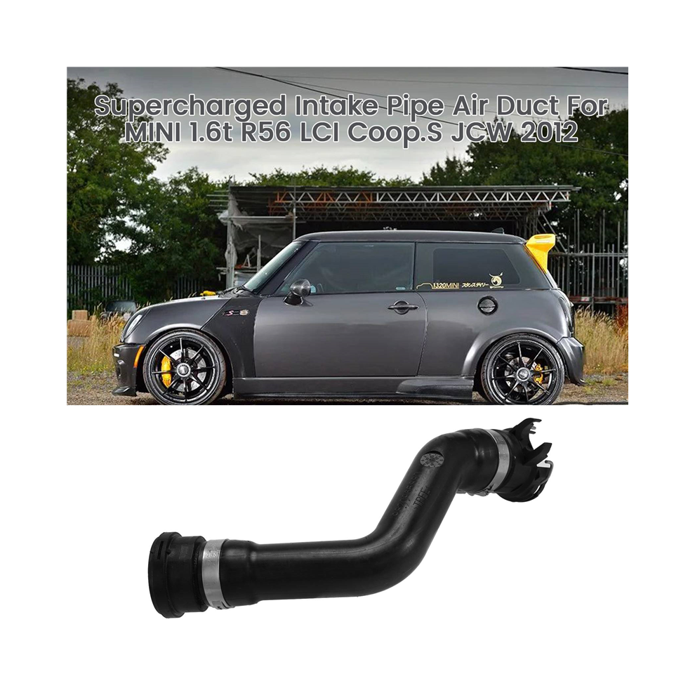 11157607779 Car Supercharged Intake Pipe Air Duct For Mini 1.6T R56 Coop.s Jcw 2012 Black 4863233618062
