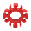 Drum Stick Holder Clip for V TD 38Mm Drums Silicone Drum Sticks Stand Clip Accessories Red 3