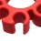 Drum Stick Holder Clip for V TD 38Mm Drums Silicone Drum Sticks Stand Clip Accessories Red 10