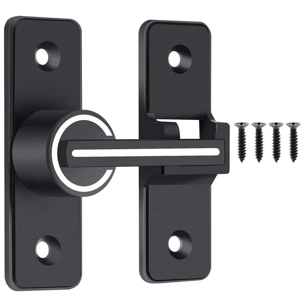 Luminous Barn Door Lock,Sliding Barn Door Latch,180 Degree Heavy Duty Gate Latch Suitable For Garden,Garage 4863233629716