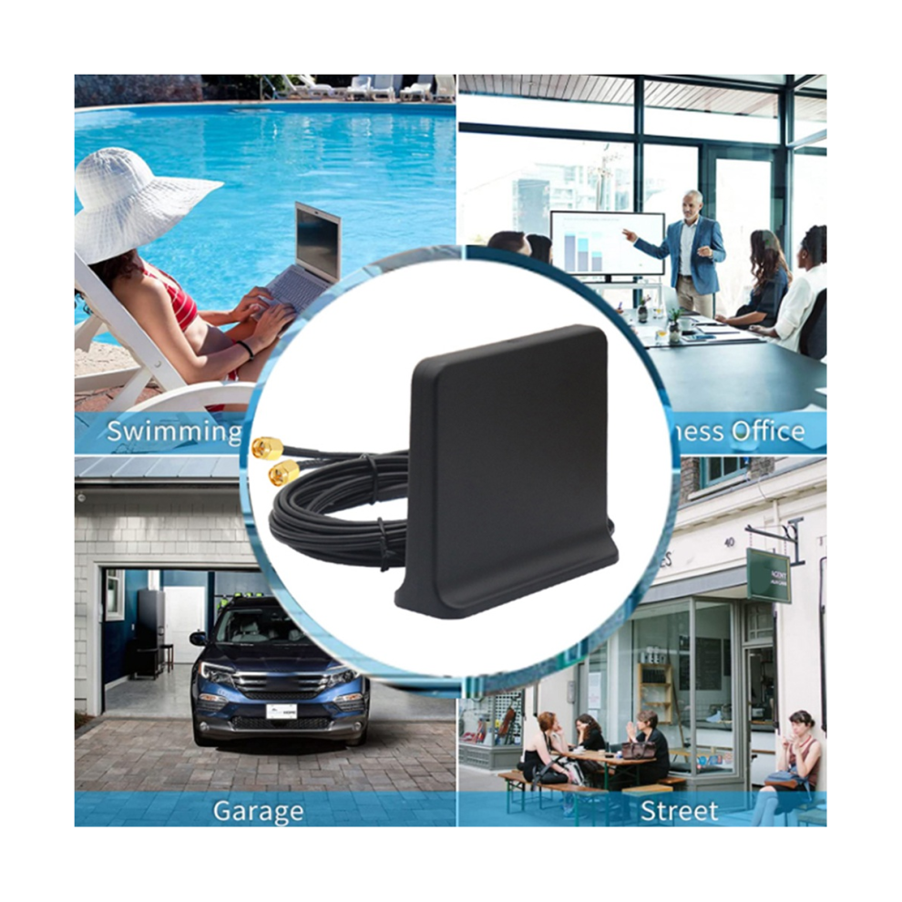 Signal Boost 5G 4G Lte 3G Gsm Mimo Aerial High Gain 12Dbi 600-6000Mhz External Omni Wifi Antenna( Sma Male) Black 4863233632532