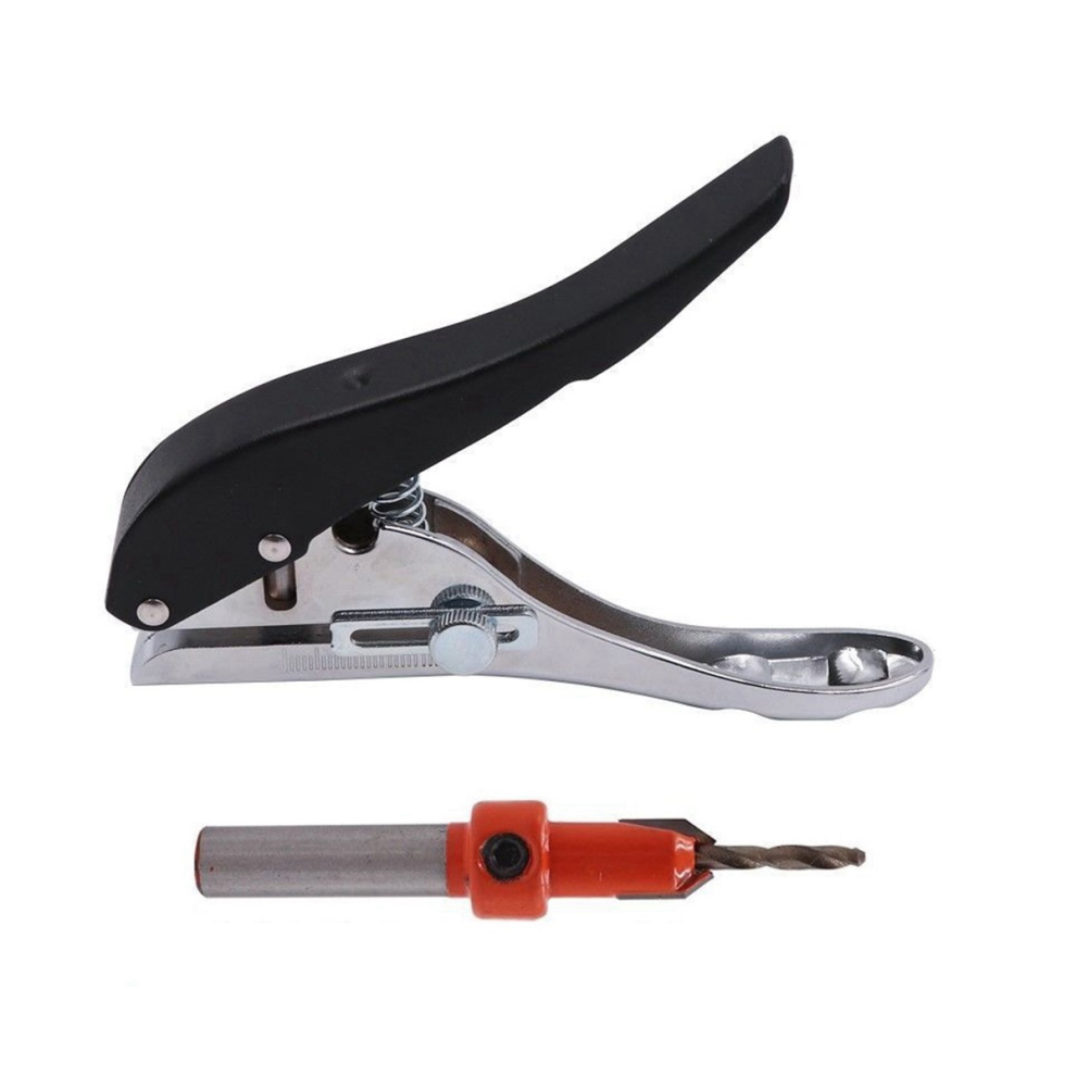 Edge Puncher Carpentry Round Hole 8Mm Countersunk Drill Puncher Pvc Adjustable Size Carpentry Tool 4863233633379
