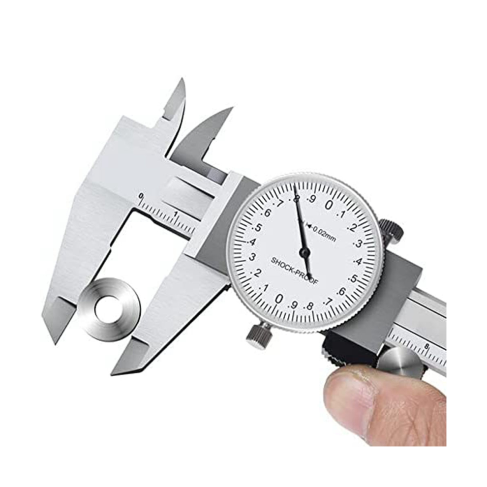 0-150Mm Metric Gauge Measuring Tool Dial Vernier Caliper Shock-Proof Vernier Caliper 0.02Mm (Tgbk150-0-150Mm) 4863233638350