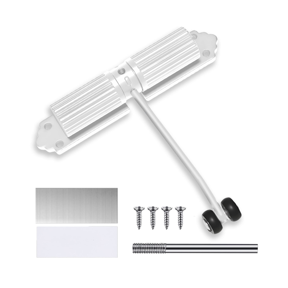 Automatic Door Closer Interior Door, Spring-Loaded Door Closer No Drilling, Adjustable Door Closer 4863233637759
