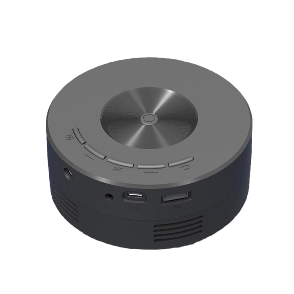 YT200 Portable Mini Projector LED Mobile Video Projector Home Theater Media Player Kids Home Wired Same Screen Projector