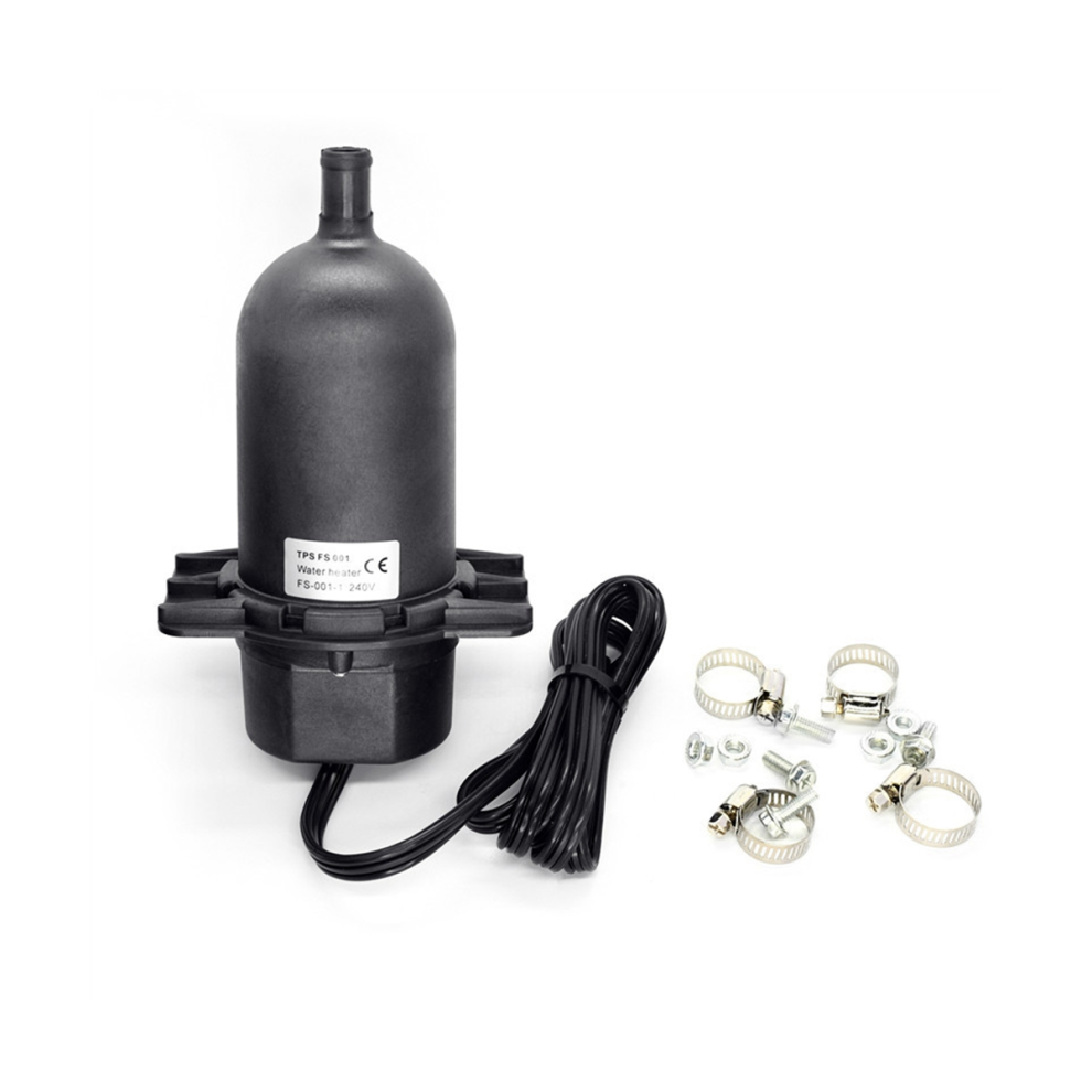 Engine Block Heater ,Self-Circulation Engine Water Heater Preheater For Generators Trucks Gas Engines 240V - 1000W Black 4863233641725