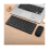 Wireless Bluetooth Keyboard Mouse Three Mode Keyboard Rechargeable Keyboard Mouse Support Tablet Laptop Computer Black 7