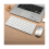 Wireless Bluetooth Keyboard Mouse Three Mode Keyboard Rechargeable Keyboard Mouse Support Tablet Laptop Computer Black 6