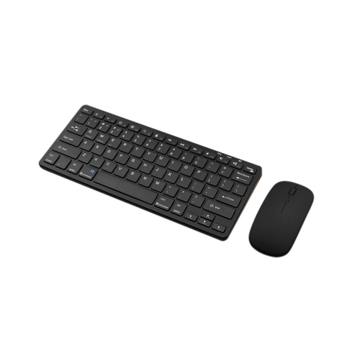Wireless Bluetooth Keyboard Mouse Three Mode Keyboard Rechargeable Keyboard Mouse Support Tablet Laptop Computer Black 1
