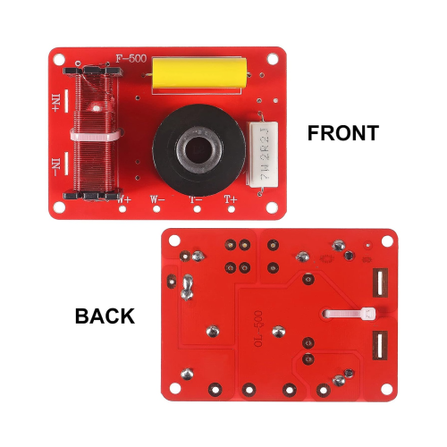 3Pcs 130W 2-Way Speaker System Audio Crossover Filters Frequency Distributor 2