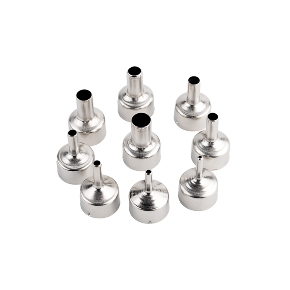 9Pcs/Set Welding Nozzle For Hot Air -Tool Different Sizes Nozzles For 8858 8898 858D 8586 Multifunction Use Nozzle 4851714877084