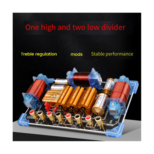 2200W Audio Frequency Divider Two Way Speaker Crossover 15 18 Inch Stage Performance High Power Frequency Divider 2