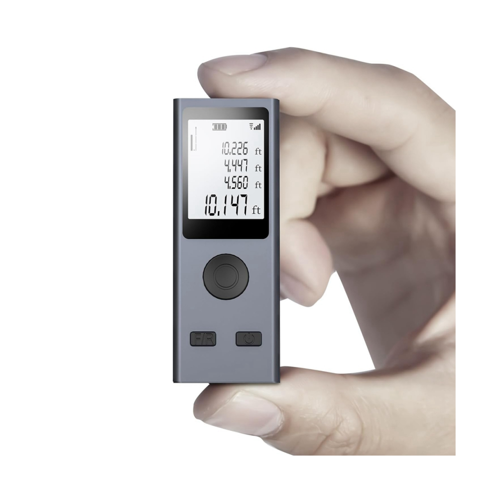 Mini Laser Distance Measurement Tool, 131Ft/40M, 2Mm Accuracy, M/In/Ft Unit Switching, Distance/Area/Volume/Pythagorean 4863233645952