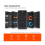 Smart Indoor Bluetooth Mini Humidity and Temperature Sensor Wireless Hygrometer for Cigar Cabinet Reptile(C) 8