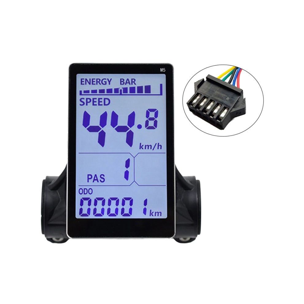 Jojomino M5 Electric Bike Lcd Display Meter 24V 36V 48V 60V E Scooter Lcd Panel Screen For Mountain Electric Bike(Sm 5Pin)