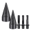 5 Pcs Firewood Log Splitter Drill Bit,Removable Splitter Drill Bits, Screw Cones Kindling Splitter, Splitting Drill Bit 2