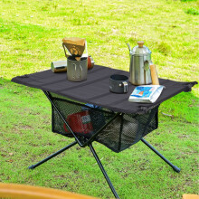 Aluminium Camp Table with Mesh Shelf