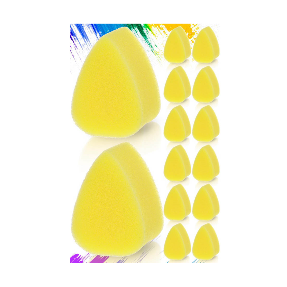 24 Pcs Face Paint Sponge Petal Face Painting Sponges High Density Face Painting Supplies For Kids Adults Art Work 4851714885065