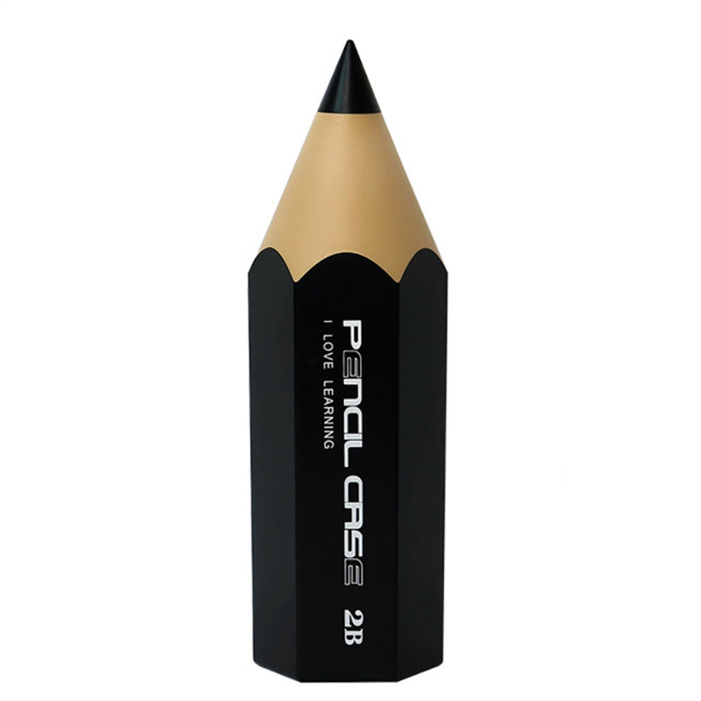 Pencil Shaped Pen Holder for Desk Dustproof Desktop Organizer Case Makeup Brushes Holder Cosmetic Brush Storage Black-image-OPC-PDQ95JB-NEW