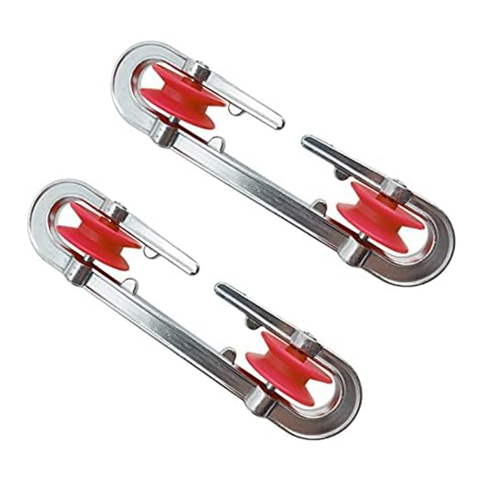 Aluminum Clothesline Spreader,Pulley Clothesline Accessories for Heavy Loads and Long Clothesline,2 Pack