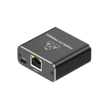Gigabit Ethernet Splitter 1 in 2 Out, 1000Mbps- LAN/Internet Cable Splitter - Cat5/6/7 Splitte, RJ45 Network Extension