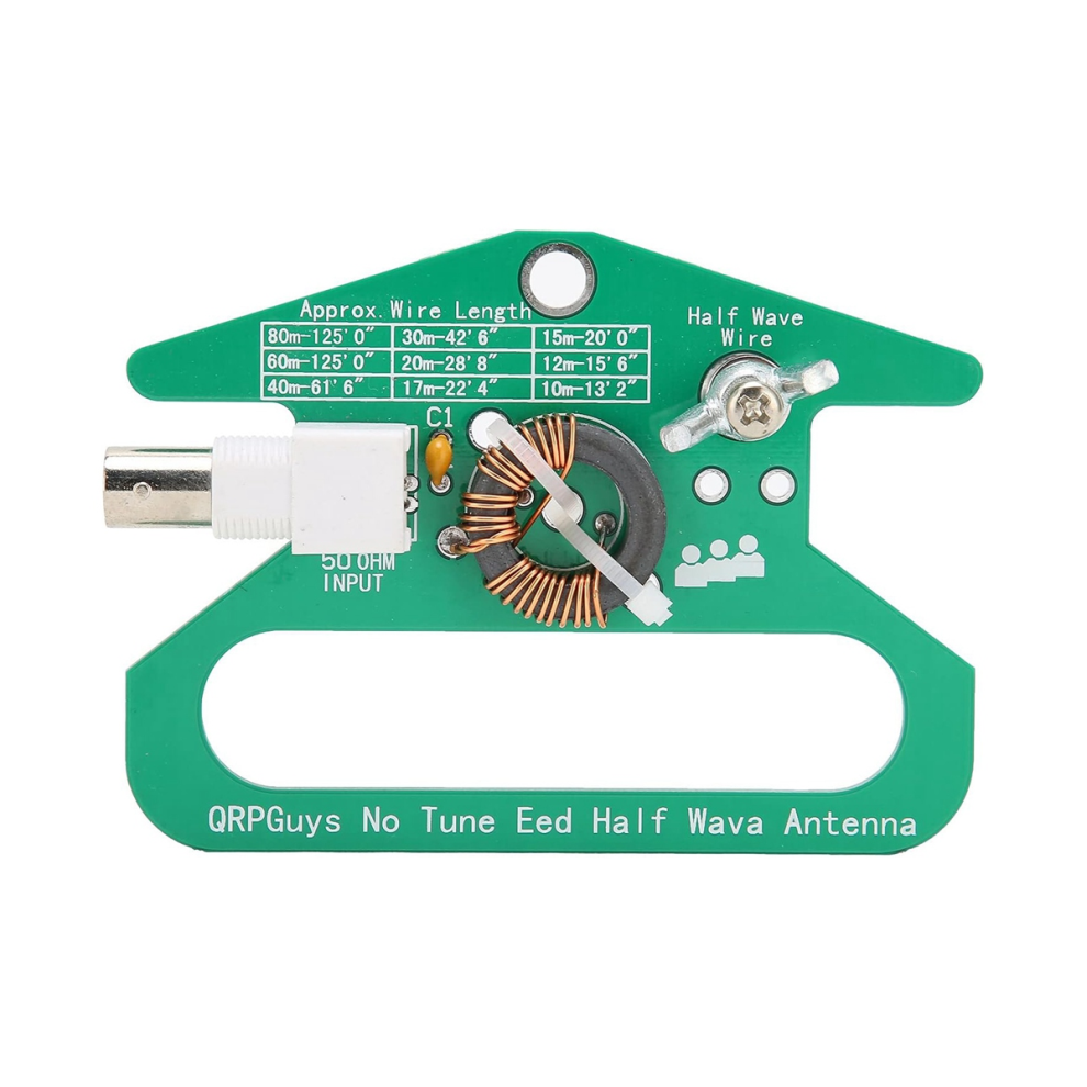 No Tune End Fed Half Wave Antenna Module Antenna No Tune Half Wave Portable Assembly 50Ohms Impedance Component 4851714886109