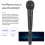 Dynamic Microphone Amplifier Preamplifier 28DB Gain with All-Directional Pickup Gain Single Channel Activator Black 5