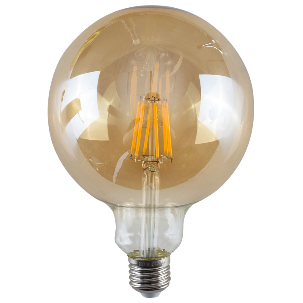 ES/E27 Filament Giant Globe Bulb In Amber