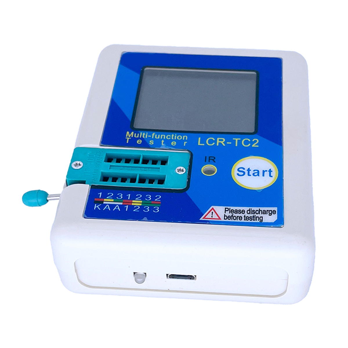 LCR-TC2 Transistor Tester Diode Triode Capacitance Meter V2. Multimeter ...