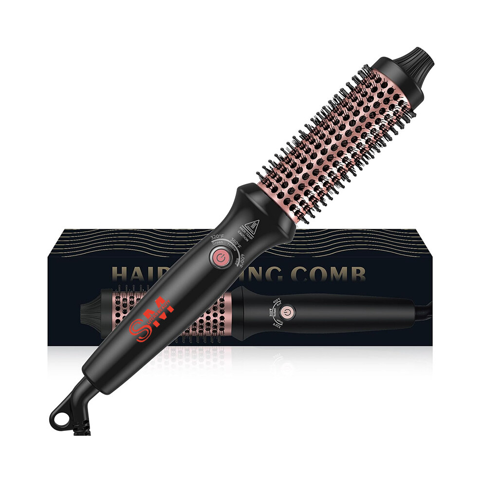 Xcsgsra Lcd Display Thermal Brush 32Mm Curling Iron Brush 3 In 1 Curling Wand Uk