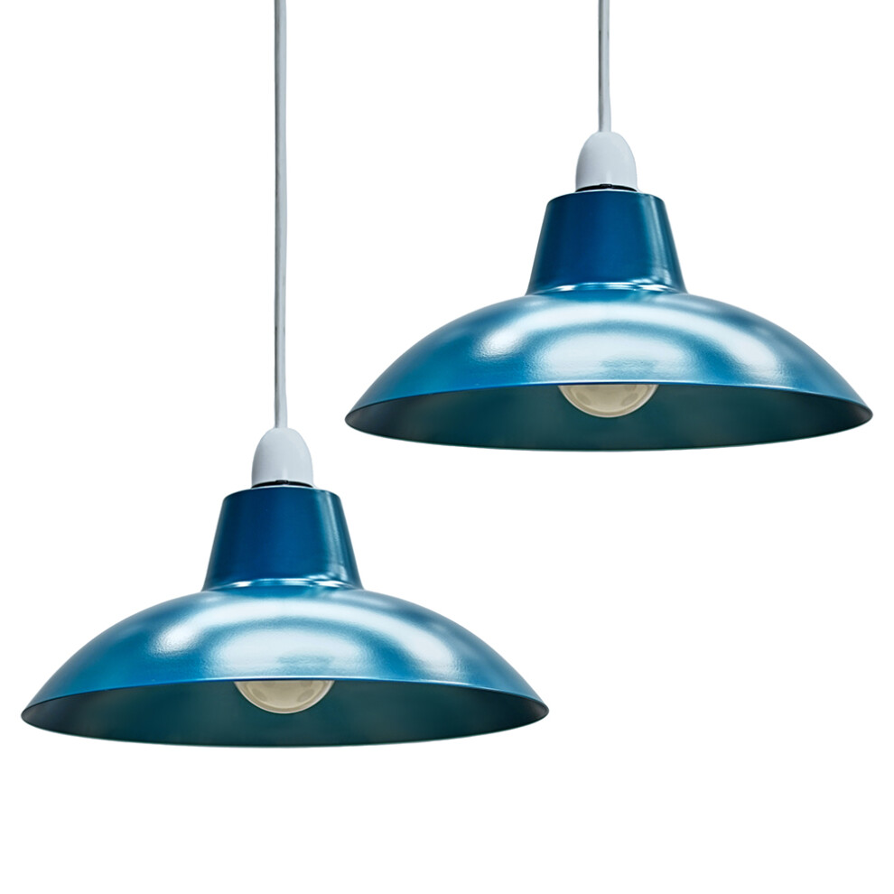 Blue Ceiling Pendant Shade