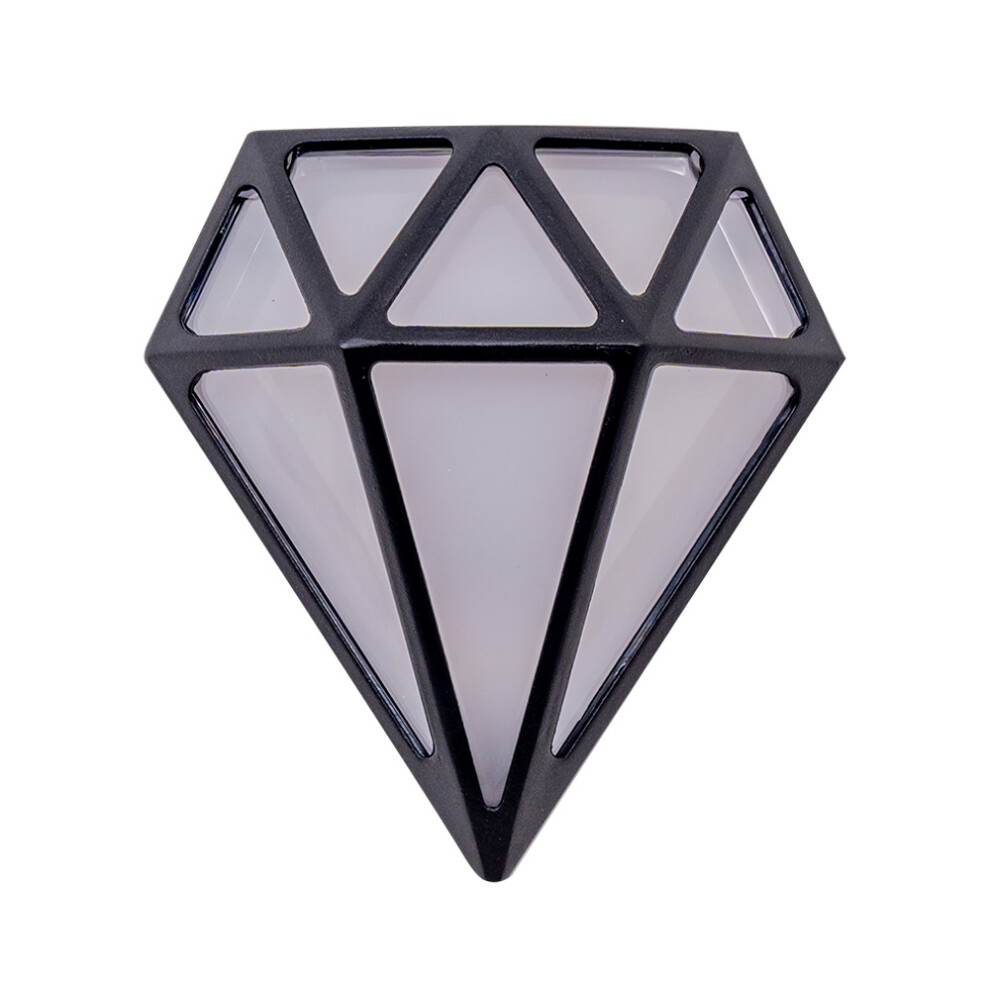 Diamond Black Bathroom Wall Light