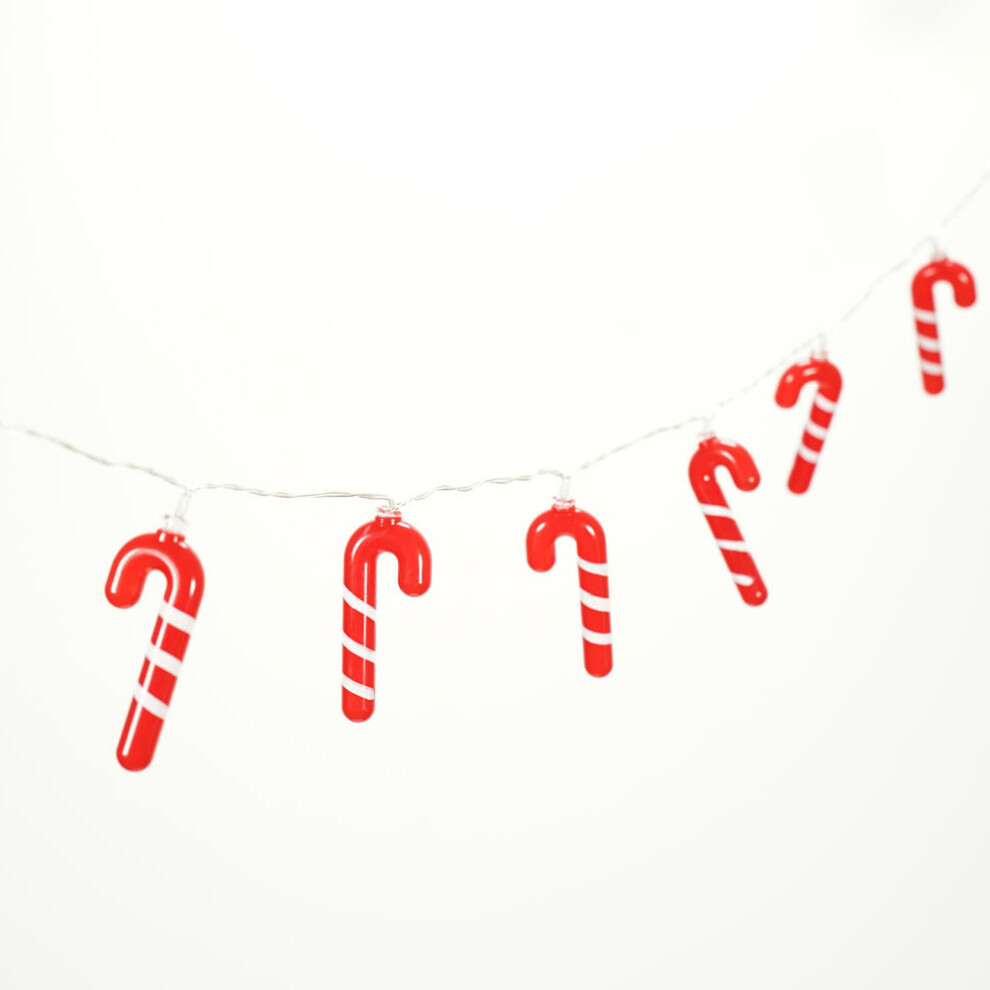 Valuelights Light 4.5V 10 Led Candy Cane String Size 4