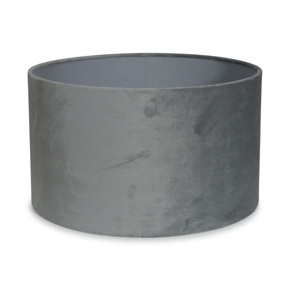 Reni Large Grey Velvet Pendant Shade